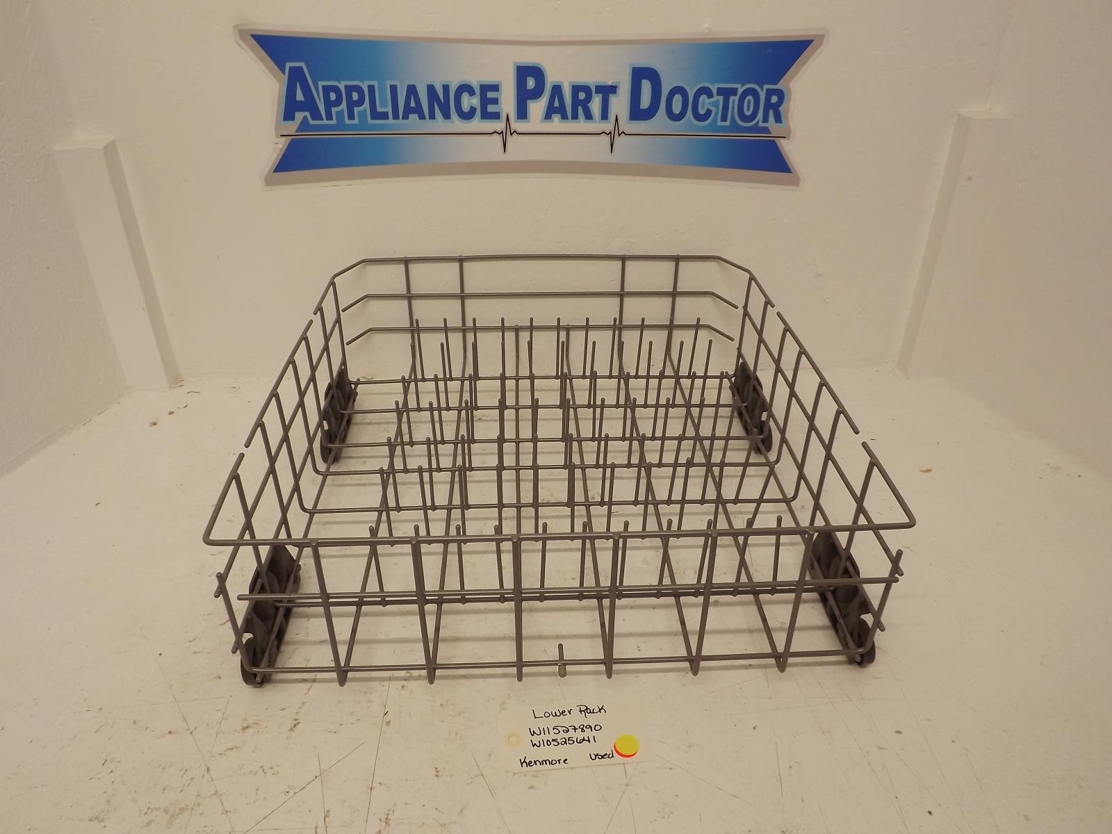 Kenmore Dishwasher W11527890 W10525641 Lower Rack Used Kenmore Dishwasher W11527890 W10525641 Lower Rack Used